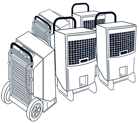 Déshumidification maison : Déshumidificateur portable DH 720 - Ecoteec